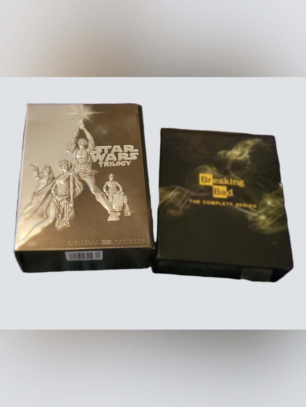 BREAKING BAD THE COMPLETE SERIES & STAR WARS ORIGINAL TRILOGY (DVD/BLU-RAY)